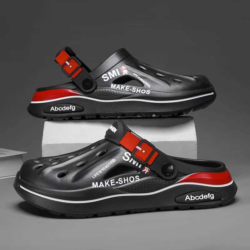 2025 Hot S Sandals Men Beach Thick Sole Anti-Slip Water Shoes for Women Classic Men Sneakers Sandal Outdoor 38-45 Y250626