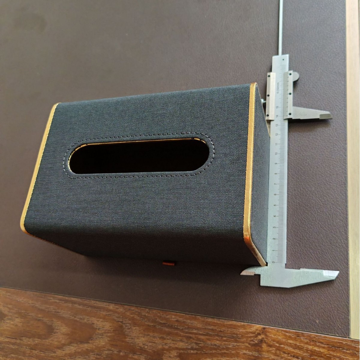 Lanjia Leather Boxes Rectangular Towel Napkin Box Creative Home Desktop Simple Extractable Type Tissue Toilet Paper Holder R B