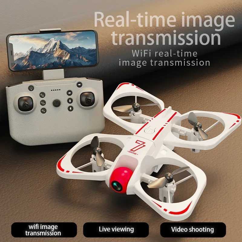 RC Drone 4K Camera Wifi FPV UAV Dazzling Light Long Endurance Aerial Photography Aircraft Remote Control Quadcopter Toys Cz07 XJ250627