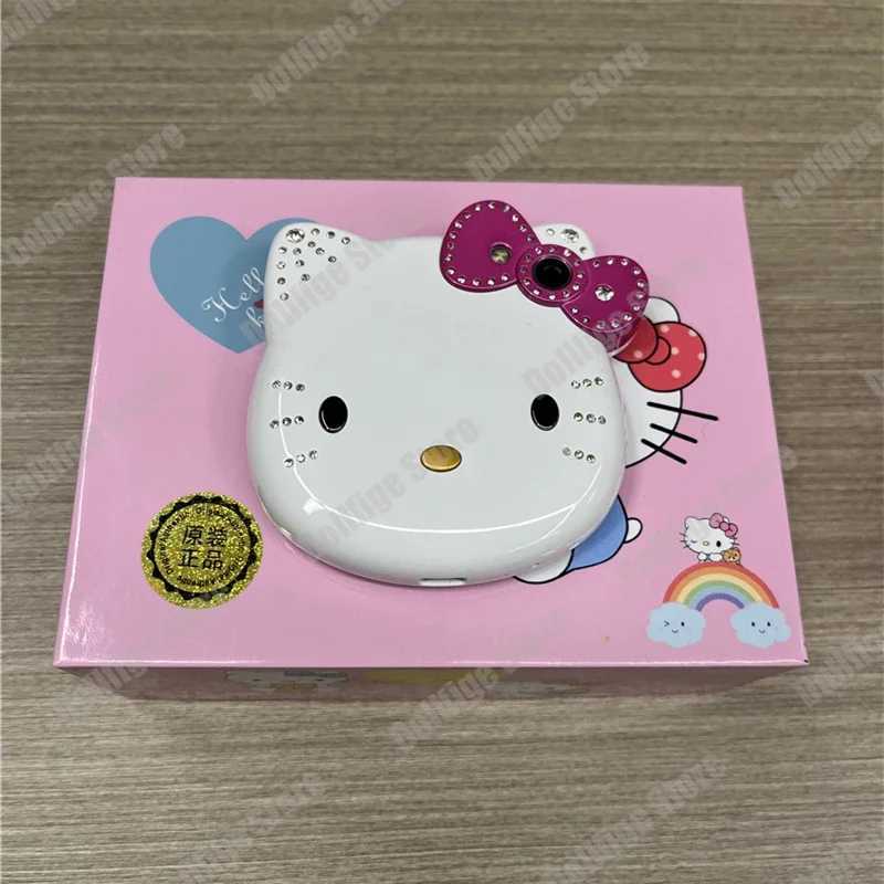 Sanrio 2024 New Sanrio Kawaii Hello Kitty Mini Phone Cartoon Kids Taiml Cute Phone Festival Birthday Fashion Girls Toys Children Gift w250626