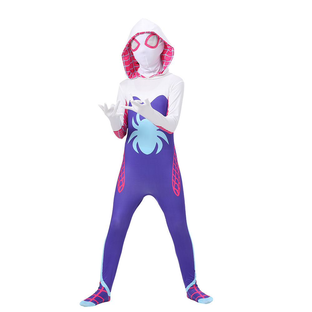 Children's clothing animation game role-playing clothing COS venom Gwen fighting hero girl role-playing clothing