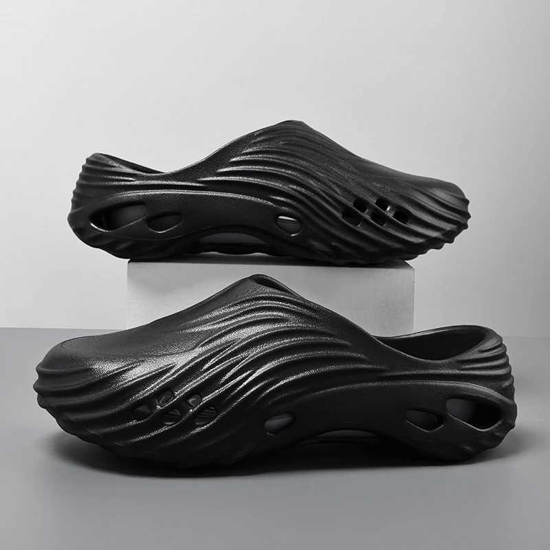 2025 Summer New Mens Sandals Slippers Light EVA Slippers Anti-slip Wear Outdoor Beach Shoes Y250626