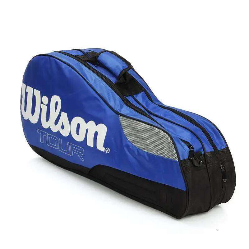 Genuine Wilson Racket Large Capacity Outdoor Waterproof Racquet Golf Men Women Tennis Sport Bag