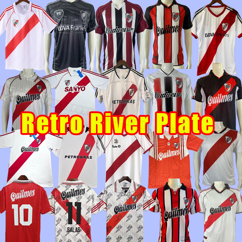 1986 1987 1995 1996 1997 river plate retro soccer jerseys Caniggia Gallego Alzamendi Norberto Alonso vintage football shirt 2000 2001 86 87 95 96 97 98 04 06 2010