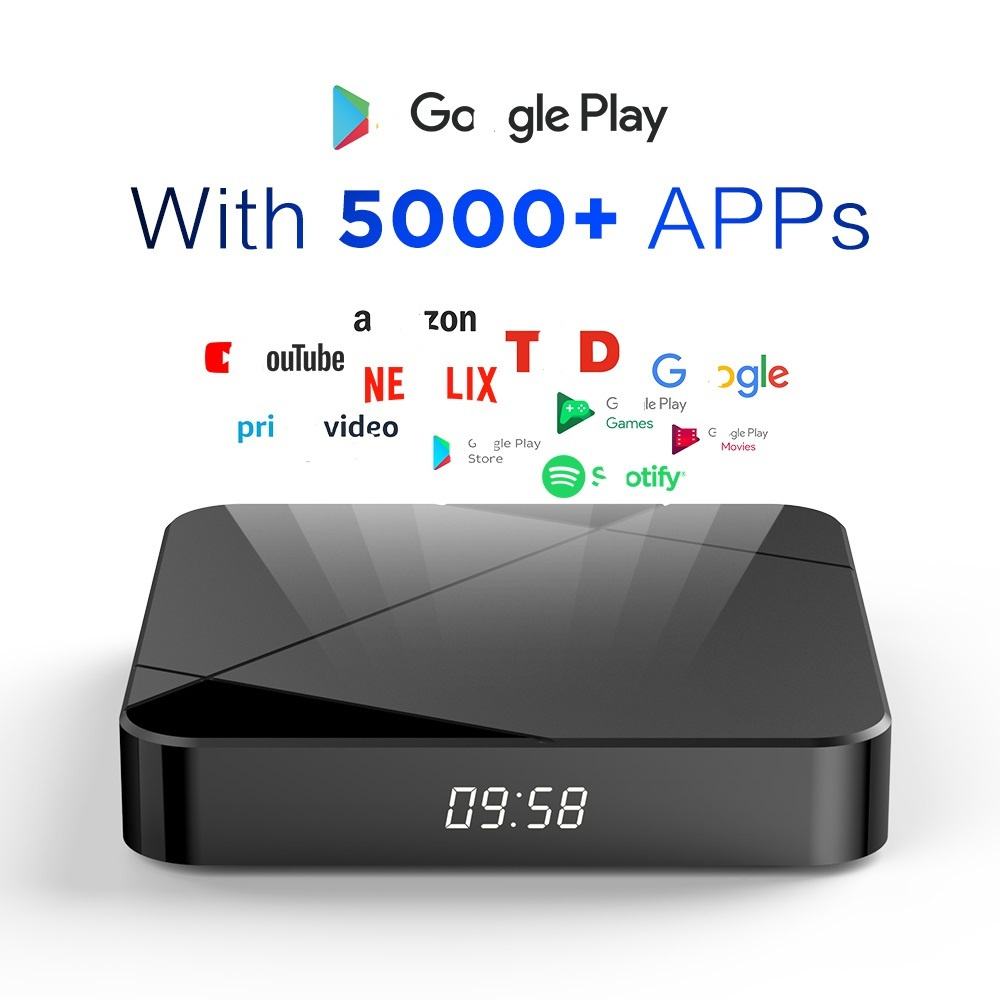 Tanix TX5 Android 14.0 ATVOS TV Box Amlogic S905Y5 Quad Core AV1 BT 2.4G&5G Dual Wifi 4K HD Set Top Box Media Player 100M LAN