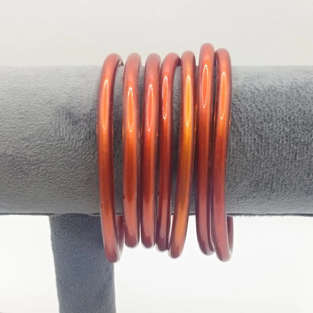 7pcsset Jelly Bangle Bracelet Waterproof Beach for Women Tibetan Buddha Girl 250626