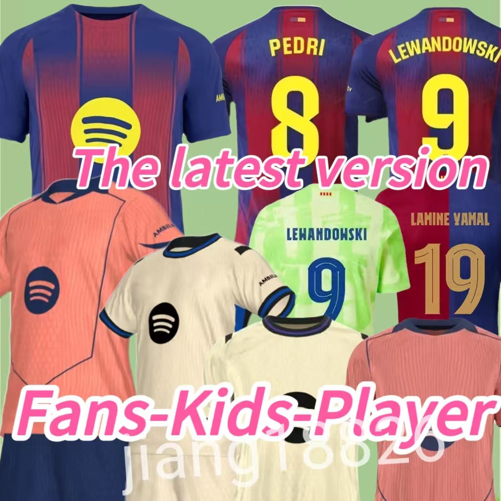 25/26 Season Taylor RAPHINHA jersey PEDRI GAVI LEWANDOWSKIS Soccer Jerseys R.Araujo F. DE JONG GAVI jersey 2025 football shirt mens kit kids