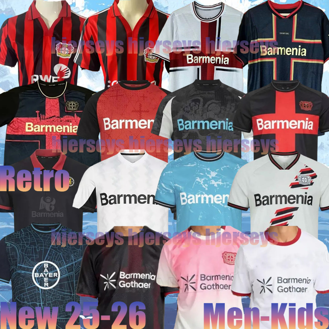 Bayer Leverkusens 23 24 25 26 men kids kit WIRTZ Retro 00 01 02 Champion 120th Leverkusens Trikot FRIMPONG Football Shirt bayer 04 Special bayer trikot player BONIFACE