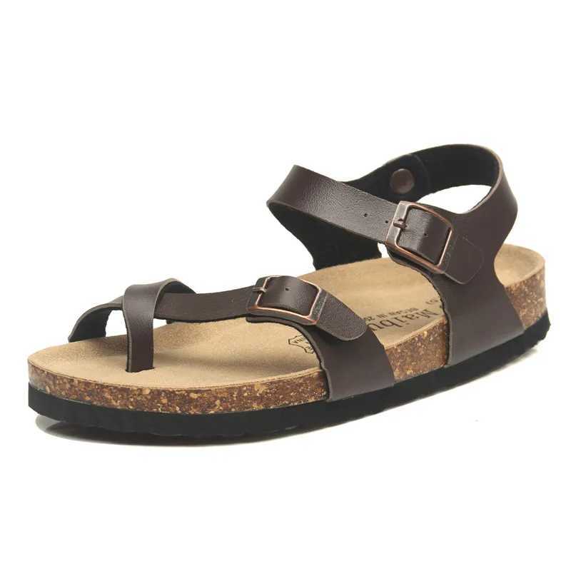 Fion Outside Cork Sandals New Wen Casual Summer Beach Gladiator Non-slip Buckle Strap Shoes Y250626