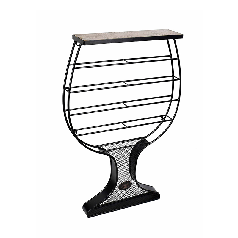 Household disassembly and assembly of wine cup shaped wine rack ornament