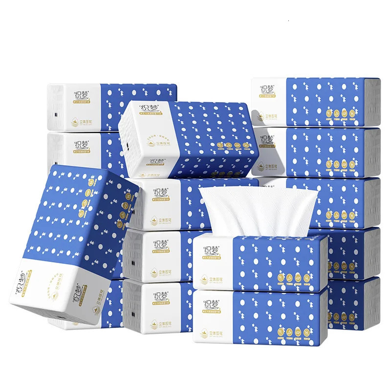 1 piece 12 packs; Five layer thick wooden napkins and household toilet paper; Kleenex; paper 250625