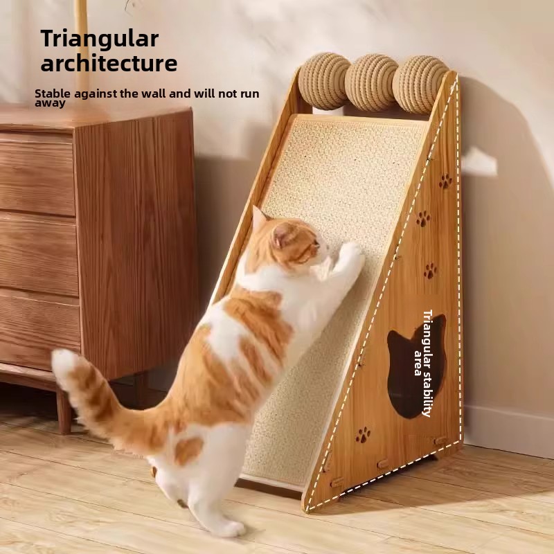 Durable Sisal Cat Scratching Board - Vertical Design for Claw Grinding