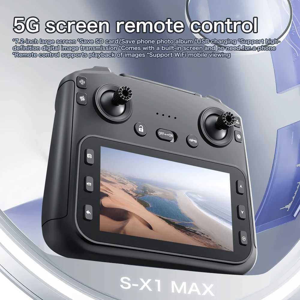 S-X1 New 5G GPS 8K HD EIS Cameras Drone with Sns 3-Axis Anti-shake Gimbal 8K Aerial Brushless Drones RC Quadcopters Mini UAVXJ250627