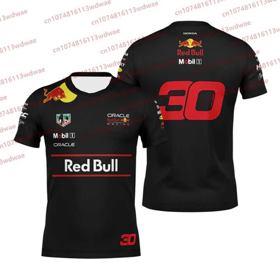 2025 Formula1 Men Woman Unisex Strt Short Slve T-shirt Racing 75th Special Edition 30 Lian Lawson.Bull.Oracle.T Kit T250625