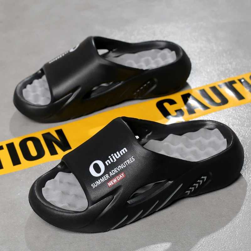 LATV 2025 New Mens Massage Slippers Indoor Outdoor Slippers Beach Comfortable Soft Slides Casual Shoes Men Wen He Slippers Y250626
