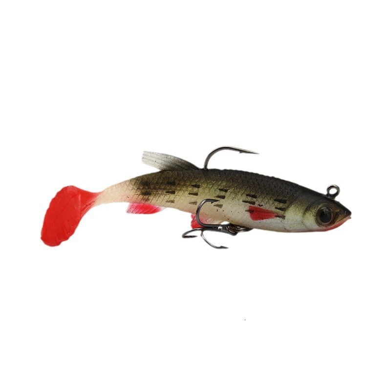 Lure 5 Pieces Boxed Lead Wrapped Set 9.3g/14g T Tail Soft Fish Bait