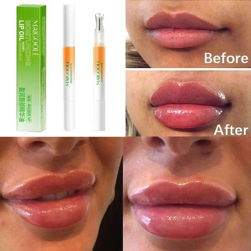 Instant Lip Plumping Gloss Reduce Fine Lines Plumper Serum Exfoliating Lasting Moisturizing Liquid Nourish Sexy Beauty Cosmetics free shipping