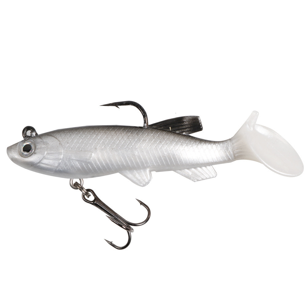 Lure 5 Pieces Boxed Lead Wrapped Set 9.3g/14g T Tail Soft Fish Bait
