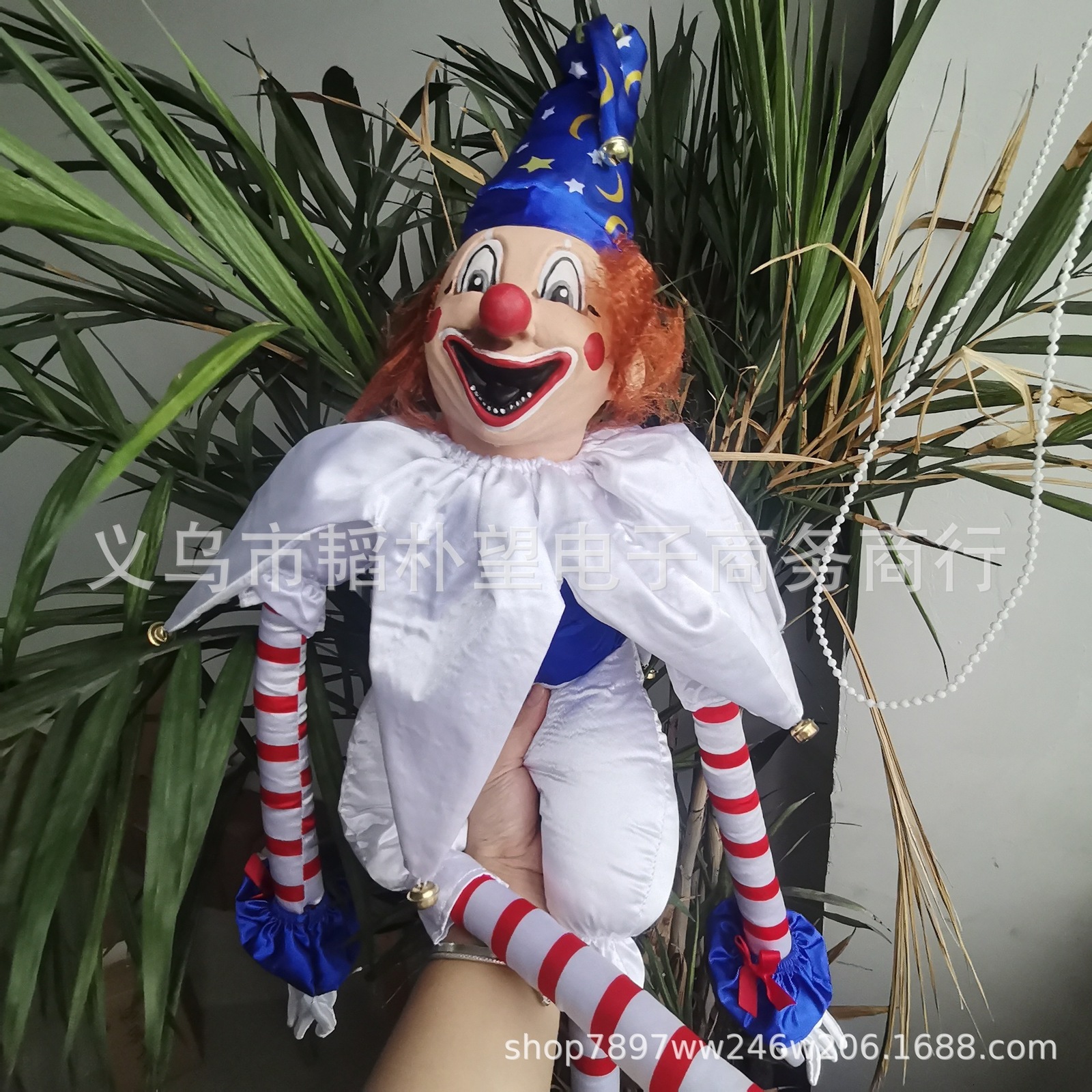 Halloween Toys Poltergeist Clown Doll Creepy Clown Plush Doll Toys Soft Stuffed Doll Gnome Halloween Decoration Funny Collection Home Decor 231016