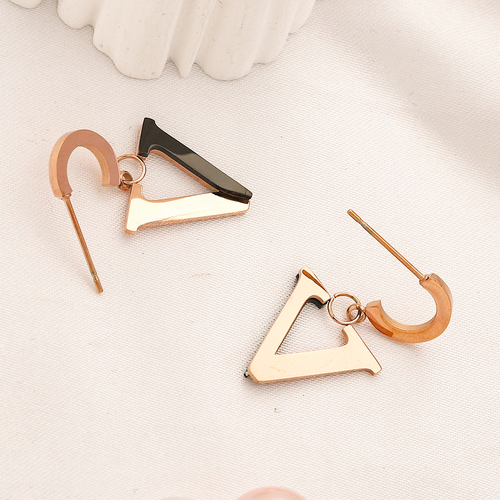 Gold Plated Designer Earrings Letter Geometric Famous Charm Pearl Earring Jewelry Woman Accessories Birthday Christmas Gifts Free shipping