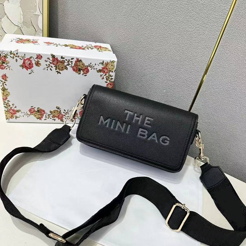 Designer Crossbody Bag The Mini Bag Leather Crossbody Bag Woman Shoulder Bag Lady Leather Black Classic Popular Street Shopping Bags High Quality