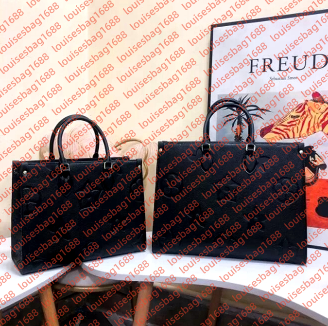 10A Designer Bags Women Bag Handbags Embossed Flower Monograms ONTHEGO GM MM Womens Handbag Purse Tote Shoulder Female backpack ON THE GO 2023