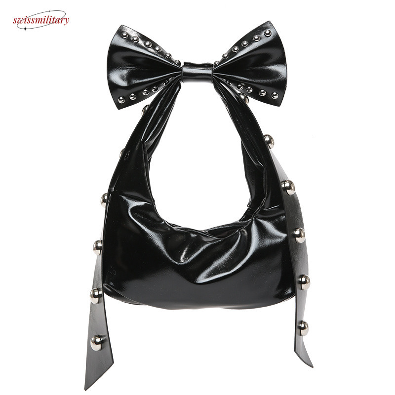 Textured Underarm 2025 Early Spring New Women's Niche Design Handbag Personality Bowknot Shoulder Bag swissmilitary