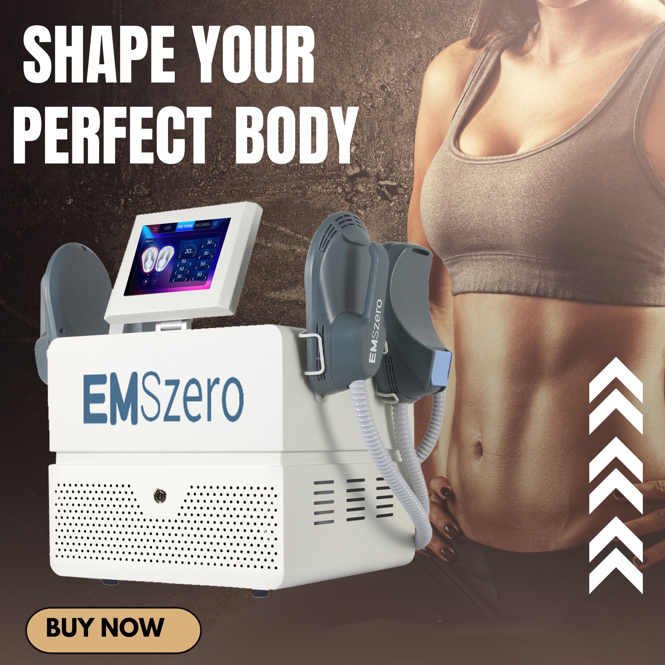 EMSZERO Body Sculpting Machine High Power 200HZ Slimming Device for Muscle Building and Fat Reduction in Salon Use