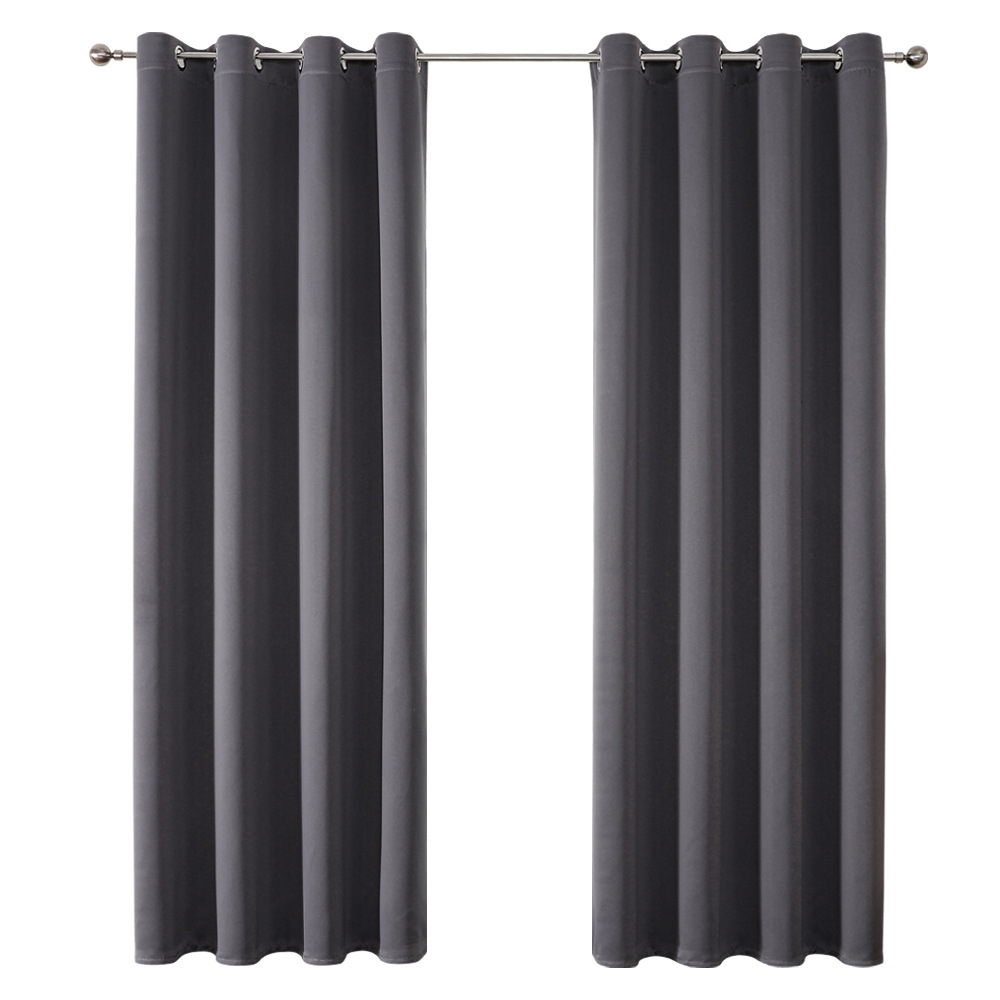 D293 foreign trade high precision full light-proof matte cloth finished curtains wholesale curtain