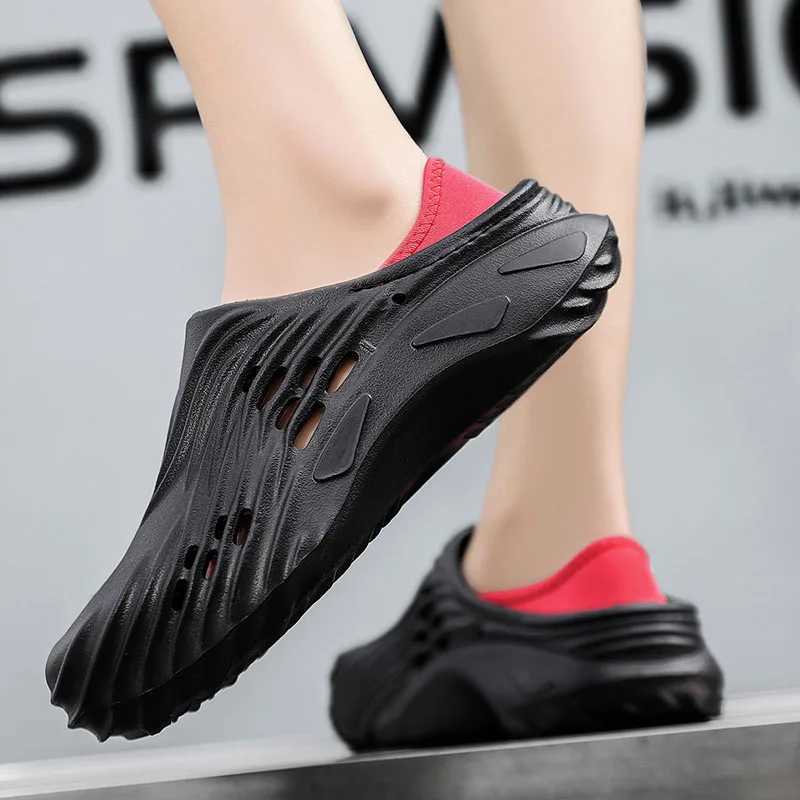 New Summer Mens Slippers Casual Sneakers Thick Sole Garden s Supper Light Injection Men EVA Water Shoes Outdoor Beach Shoes Y250626