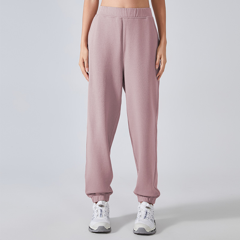 2025-- Women's Loose Sport Trousers Casual Wide-Leg Pants with Pocket Design Athletic Bottoms for Lady Gym Clothing Women