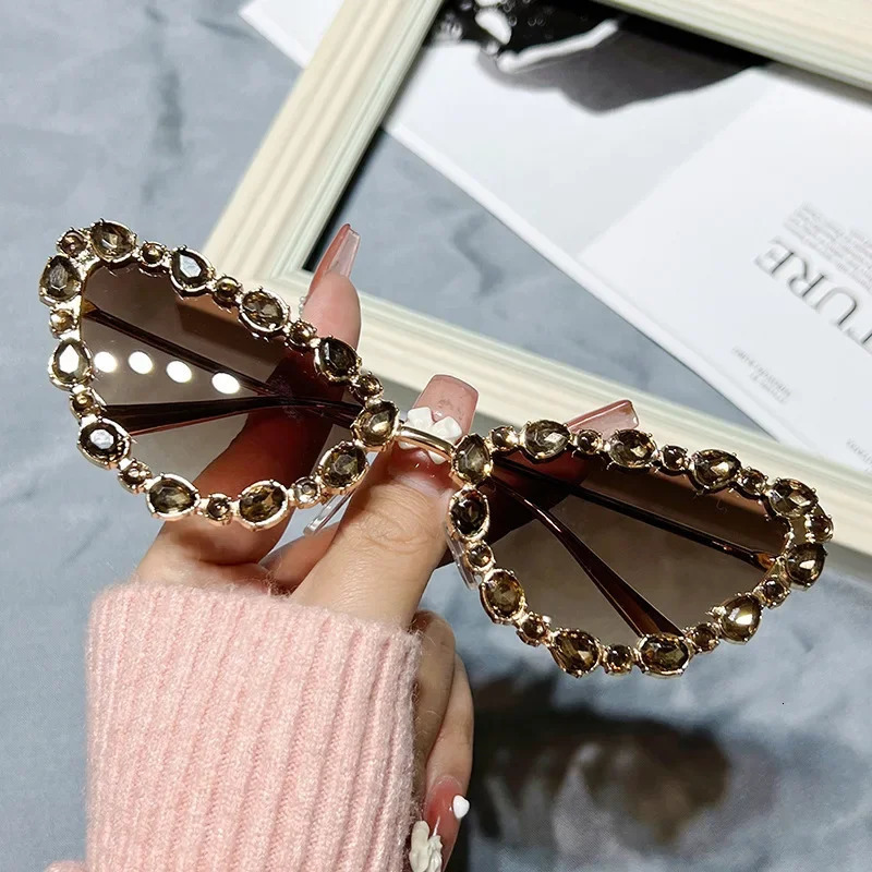 y n Cat Eye Sunglasses Women Fashion Vintage Sun Glasses Metal Frame Driving Eyeglasses Uv400 Gafas De Sol 250626