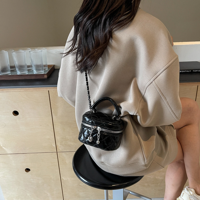 Luxury Brand Designer Bag Silver Bag Women's 2024 New Summer Crossbody Small Bag Quilted Chain Shoulder Bag Mini Handbag Box Bag