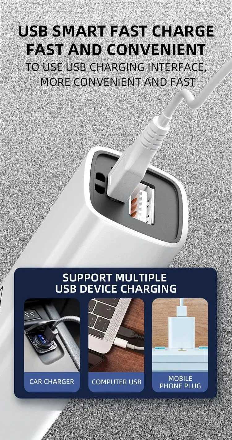 Flashlight Rechargeable Flashlights for Home Useful Gadgets Mini LED Flashlight With USB Charging Powerful Mini Portable Torch W250701