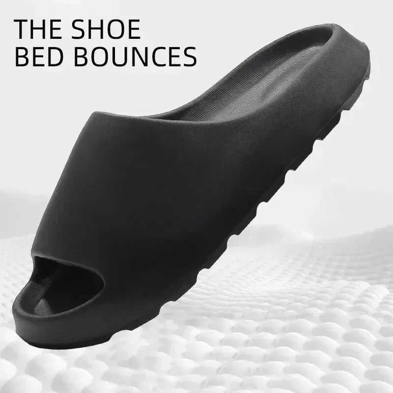Big Size 47 Summer Slippers Men Wen EVA Soft Bott Indoor He Slides Sandals Light Beach Shoes M Slippers Flip Flops Y250626