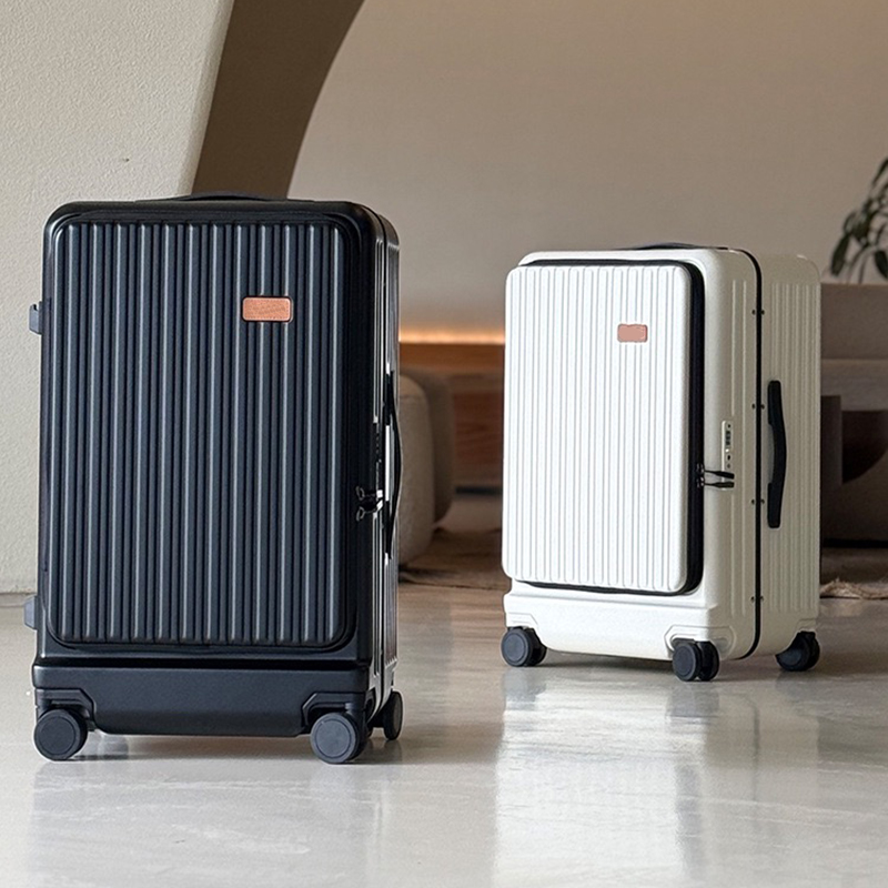 designer luggage 2025 New suitcase for women with side opening lid extra large capacity luggage unisex 20 inch boarding travel trolley case20/24/26inc