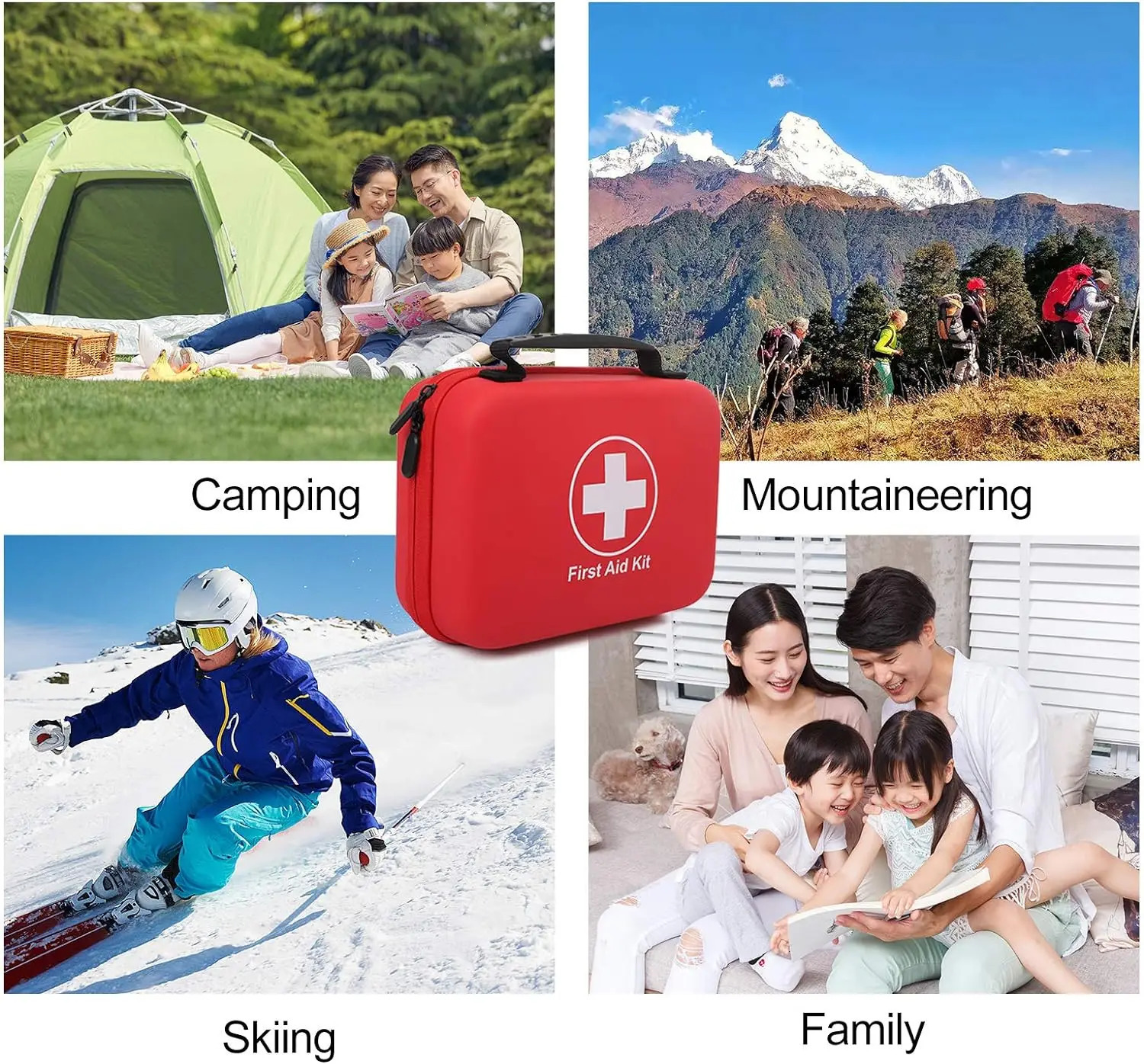 Portable First Aid Kit For Outdoor Adventures Hiking Car Traveling And Camping First Aid Kit Does Not Include Medication 250625 - view 6