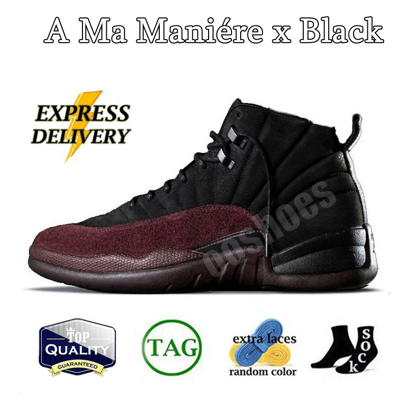 OG 12 Basketball Shoes 12s Designer Sneakers Flu Game French Blue Dark Grey AMM University Yellow Men Women XII Outdoor Sports Trainers With Size US13