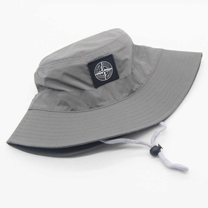 New Drawstring Fisherman Hat Bucket Hat for Women and Men Summer Outdoor Waterproof Fishing H250626 R7F6