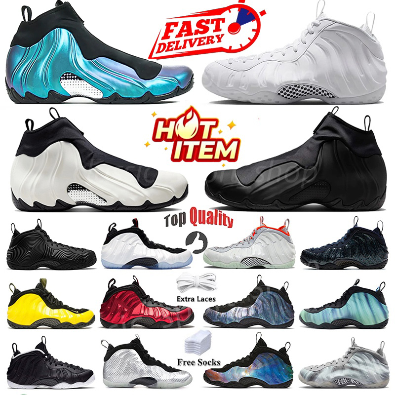 2025 New Designer foamposits One penny Basketball Shoes Galaxy Royal Metallic Red Anthracite Black White particle beige Men Trainer Sports sneakers size 40-46