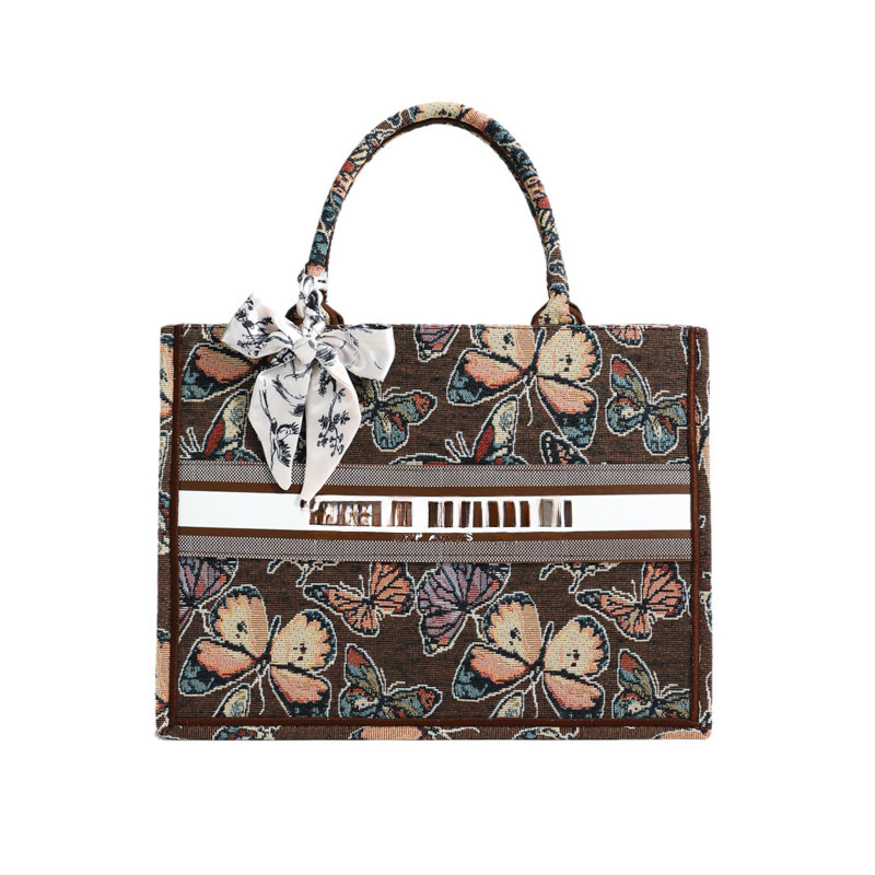 Top quality Brand High Quality New Style Designer Handheld Tote for Women New Trendy Printed Butterfly Large and Small Shoulder New Designer