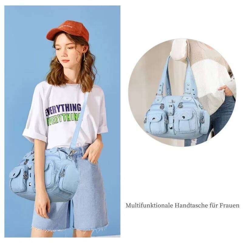 Women Handbags Satchel Top-Handle Rose Handbag PU Bag Dumpling Give Gifts Shoulder Bags Phone Money Pack