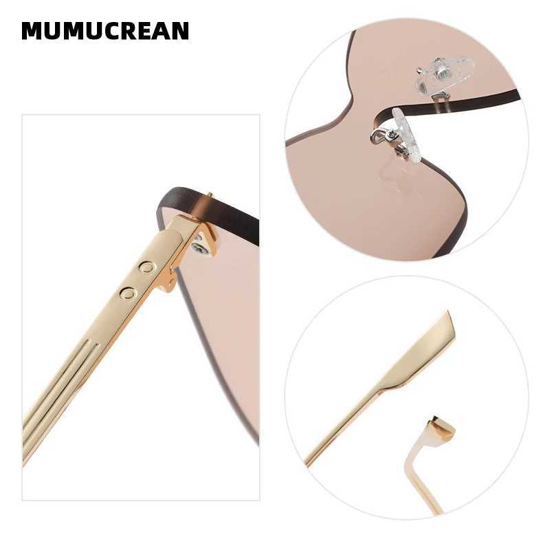 New style sunglasses JS8524 fashion European and American one-piece frameless sunglasses anti-ultraviolet womens same style U250627
