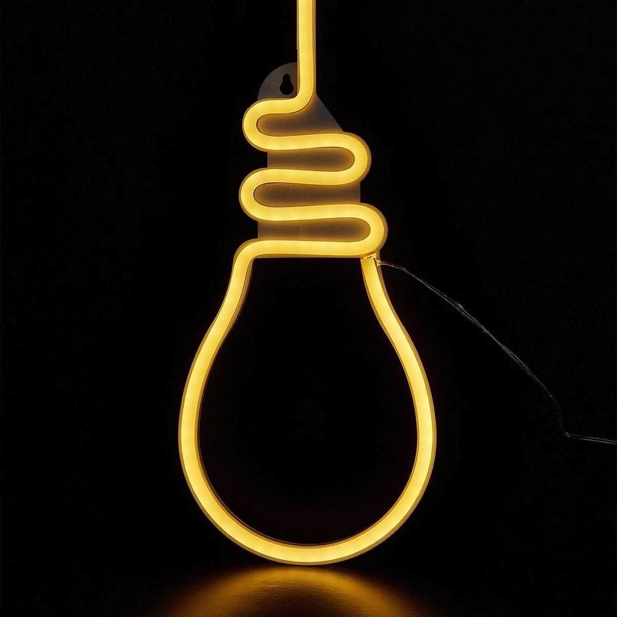 Chi-buy Lamp Bulb LED Neon sign USB Powered Or Battery Power Supply Neon Signs Night Light For Bedroom Living Room Decor Lamp XJ250626