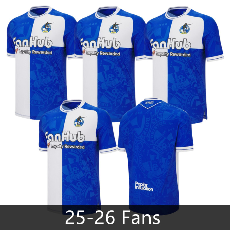 25 26 Bristol Rovers Soccer Jerseys Andy Coie JOE BRYAN RICKIE LAMBERT 2025 2026 Home Away third Football Shirts Short Camisas de Futebol men sets football shirts
