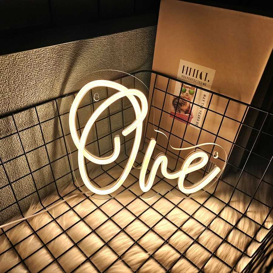 One Neon Sign For Wall DecorLed Neon Light For Wedding Table Decor Neon Light Bedroom Home Room Decor Christmas PartyXJ250626