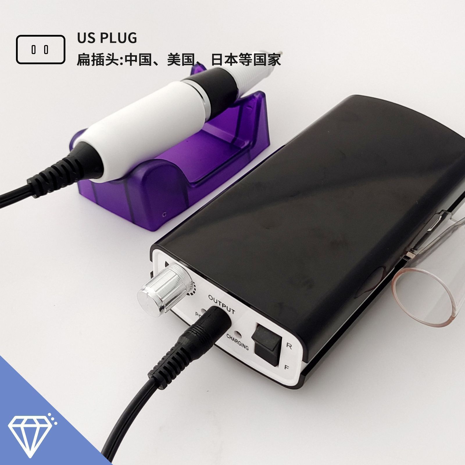 Arrival 30000RPM Portable Electric Nail Drill Machine Rechargeable Cordless Manicure Pedicure Set Nail Polishing machine 241118