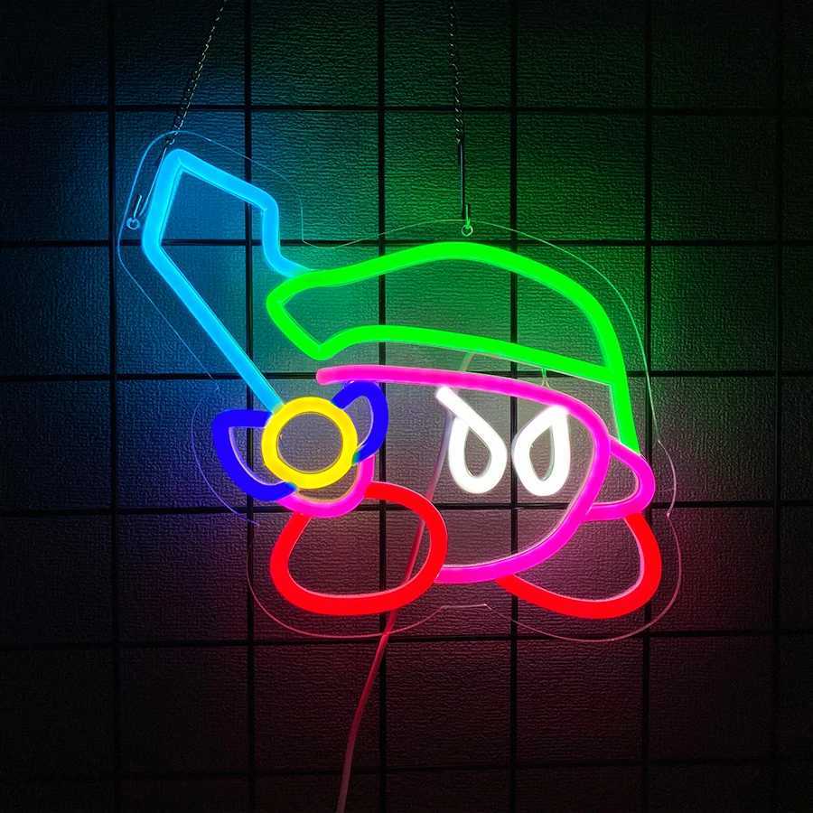 Neon Sign Anime Rick LED Neon Lights for Wall Decor Bomb LED Sign Anime Decor for Man Cave Bedroom Game Room Pickle Party XJ250626