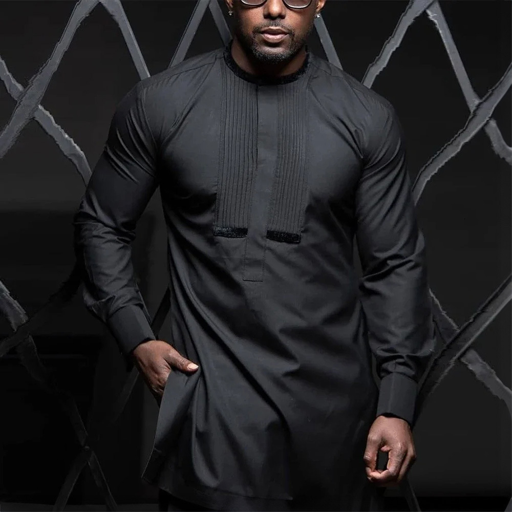african muslims evening dresses for men set fashion kaftan outfit dashiki africa clothing casual robe africaine party suit 2025 250515