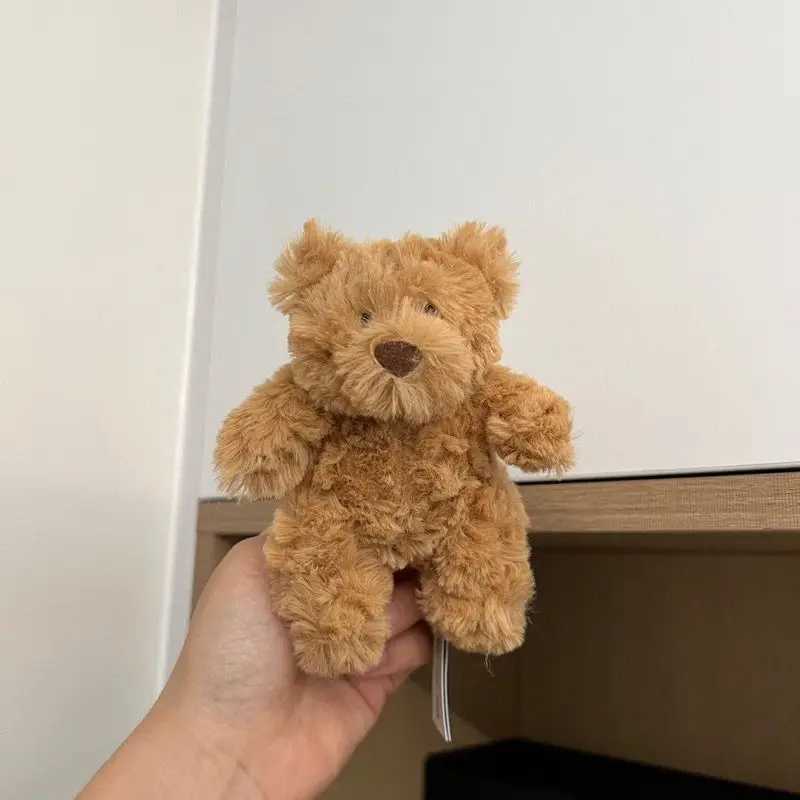 Origin Jelly Cat Small Bear Keychain Handmade Bag Charm Backpack Pendant Bear Dolls Plush Material Key XJ250627
